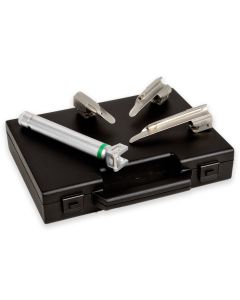 Set laringoscopio F.O. pediatrico Maxlite 2,5 V xenon/alogeno GIMA (lame Miller 00-0-1)