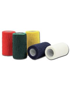 BENDA ELASTICA COESIVA 4 m x 8 cm - rossa Gima conf. 10 pezzi