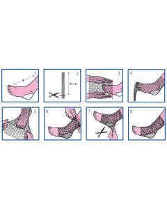 Rete Tubolare Elastica Calibro 4 per Gomito, Braccio e Piede Surgifix Poly