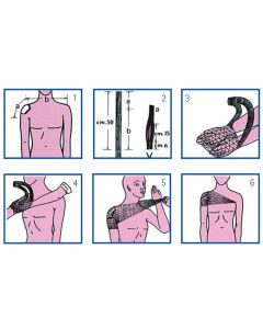 Rete Tubolare Elastica Calibro 8 per Spalla, Corpo e Schiena Surgifix Poly