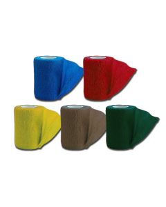 BENDA ELASTICA COESIVA TNT 4,5 m x 10 cm - mix 5 colori Gima