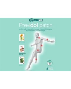 Cerotto adesivo per dolori articolari-Previdol-9 x14cm-5pz-Gima