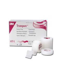 Cerotto plastico Transpore 25 mm x 9,14 m conf. 12 rotoli 3M