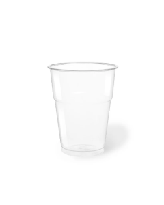 Bicchieri trasparenti in R-PET monouso 350 cc conf. 50 pezzi - ARISTEA
