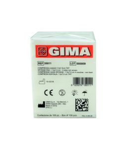 Compresse Garza TNT non sterile 7,5x7,5 cm conf. 10 pacchi da 100 Gima