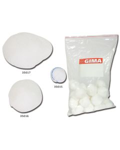 Tamponi Rotondi Garza Cotone Ø25 mm conf. 10 pacchi da 100 pz Gima