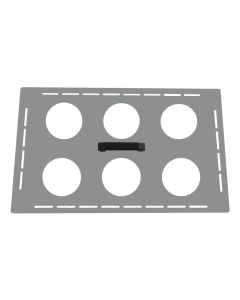 Supporto bicchieri 6x600ml pulitrici a ultrasuoni BRANSON (cod.35531-3)