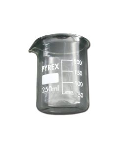 Bicchiere in vetro per pulitrici ad ultrasuoni 250 cc BRANSON 2800/3800 