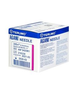 Ago ipodermico Terumo Agani 24Gx1" - 0,55x25mm - AN*2425R1 - viola - sterile confezione 100 pezzi