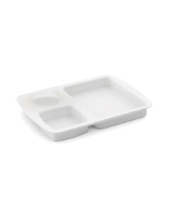 VASSOIO CON SCOMPARTI IN PLASTICA conf. 24 pezzi