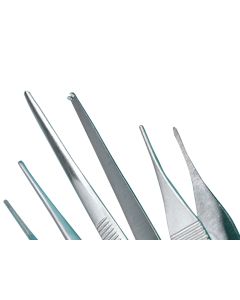 PINZA CHIRURGICA STANDARD PER TESSUTI MONOUSO STERILE retta 14 cm conf. 25 pezzi