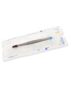 PINZA MEDICAZIONE ANATOMICA MONOUSO STERILE retta 13 cm conf. 25 pezzi