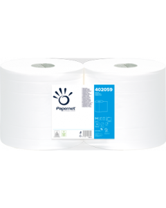 Papernet Bobina Insutriale 402059 bobina di carta 760 strappi conf. 2 rotoli 2 veli 