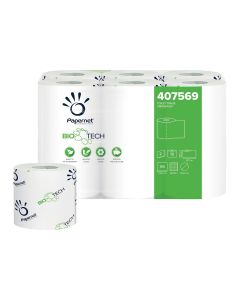 Papernet 407579 Carta Igienica Fascettata Bio Tech 165 Strappi 96 Rotoli 2 Veli