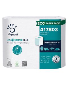 Papernet Carta Igienica con tecnologia Dissolve Tech COD. 417803 28 rotoli
