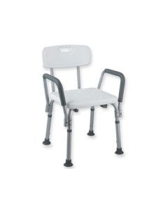 Sedia doccia con schienale e braccioli-Portata max 100kg-Gima-42907