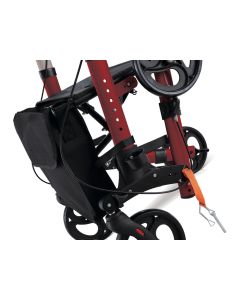 DEAMBULATORE COMPACT - pieghevole di colore rosso 