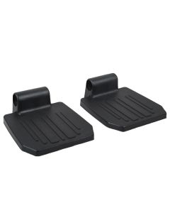 POGGIAPIEDI IN PLASTICA PER CARROZINA - coppia ricambio per codice 43270-5