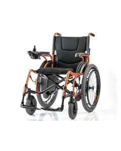 CARROZZINA ELETTRICA - ruote posteriori 56 cm con corrimano