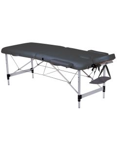 LETTINO DA MASSAGGIO IN ALLUMINIO a 2 SEZIONI nero