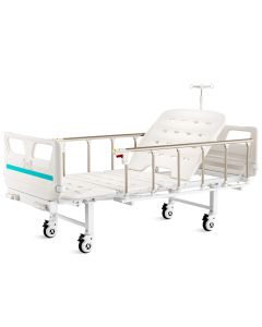 LETTO A 3 SEZIONI AD ALTEZZA VARIABILE 2 manovelle con ruote 