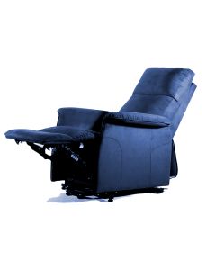 POLTRONA RELAX ELEVABILE ARIANNA 2 motori Ignifuga - blu 