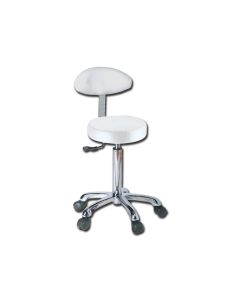 SGABELLO con schienale bianco 