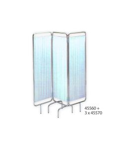 PARAVENTO A 3 ANTE - senza tende