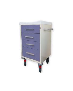 CARRELLO UTILITY blu 4 cassetti 