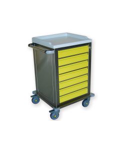 CARRELLO MODULARE INOX 7 cassetti 
