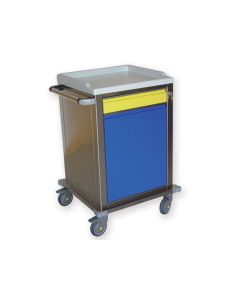 CARRELLO MODULARE INOX 1+1 cassetti