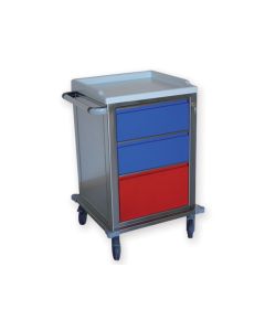 CARRELLO MODULARE INOX 2+1 cassetti