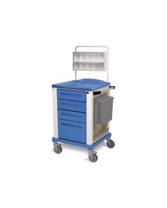 CARRELLO MEDICAZIONE piccolo colore blu