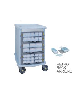 CARRELLO DOUBLE FACE FARMACIA 60 cassetti