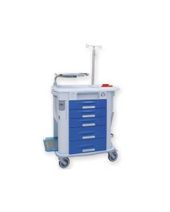 CARRELLO AURION EMERGENZA colore blu