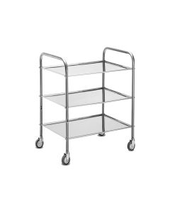 CARRELLO LANCART 60x40xh80 cm con 3 ripiani 