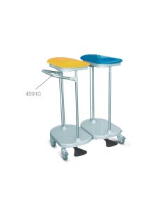 CARRELLO PORTASACCO a pedale 2 sacchi