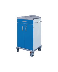 CARRELLO BIANCHERIA PULITA 2 ANTE CON CASSETTO piccolo