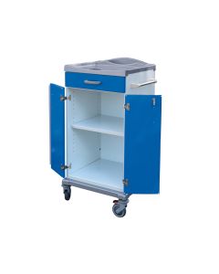 CARRELLO BIANCHERIA PULITA 2 ANTE CON CASSETTO piccolo