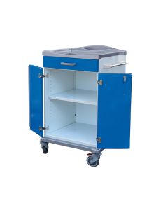 CARRELLO BIANCHERIA PULITA 2 ANTE CON CASSETTO medio