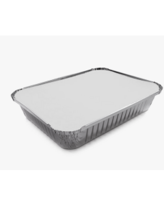 Vaschetta alluminio 4 Porz. con coperchio 50 pezzi  R11L - Compak