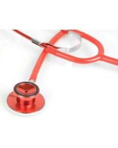 STETOSCOPIO IN ALLUMINIO MODELLO TRAD GIMA colorato rosso