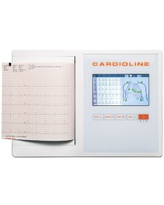ECG CARDIOLINE 200L GLASGOW schermo a colori touch da 7"