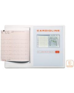 ECG CARDIOLINE 200L GLASGOW schermo a colori touch da 7"