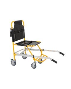 Sedia pieghevole portantina per scale gialla/nera Gima