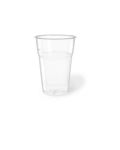 Bicchieri trasparenti in R-PET monouso 575 cc conf. 50 pezzi - ARISTEA