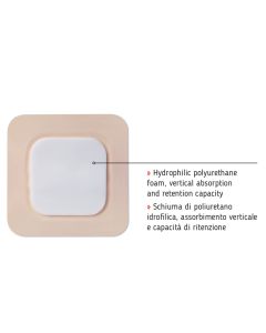 Hypor foam medicazione sterile 12,5x12,5 cm conf.10 pezzi