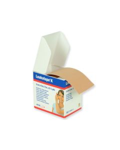 Leukotape K, tape per taping neuromuscolare bsn, 5x5 cm, colore pelle, conf. 1 pezzo