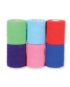 Benda co-plus, coesiva, 6,3m x 7,5cm colori misti conf. 24 pezzi