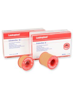 Nastro leukopor viscosa 5m x 25mm conf. 12 pezzi